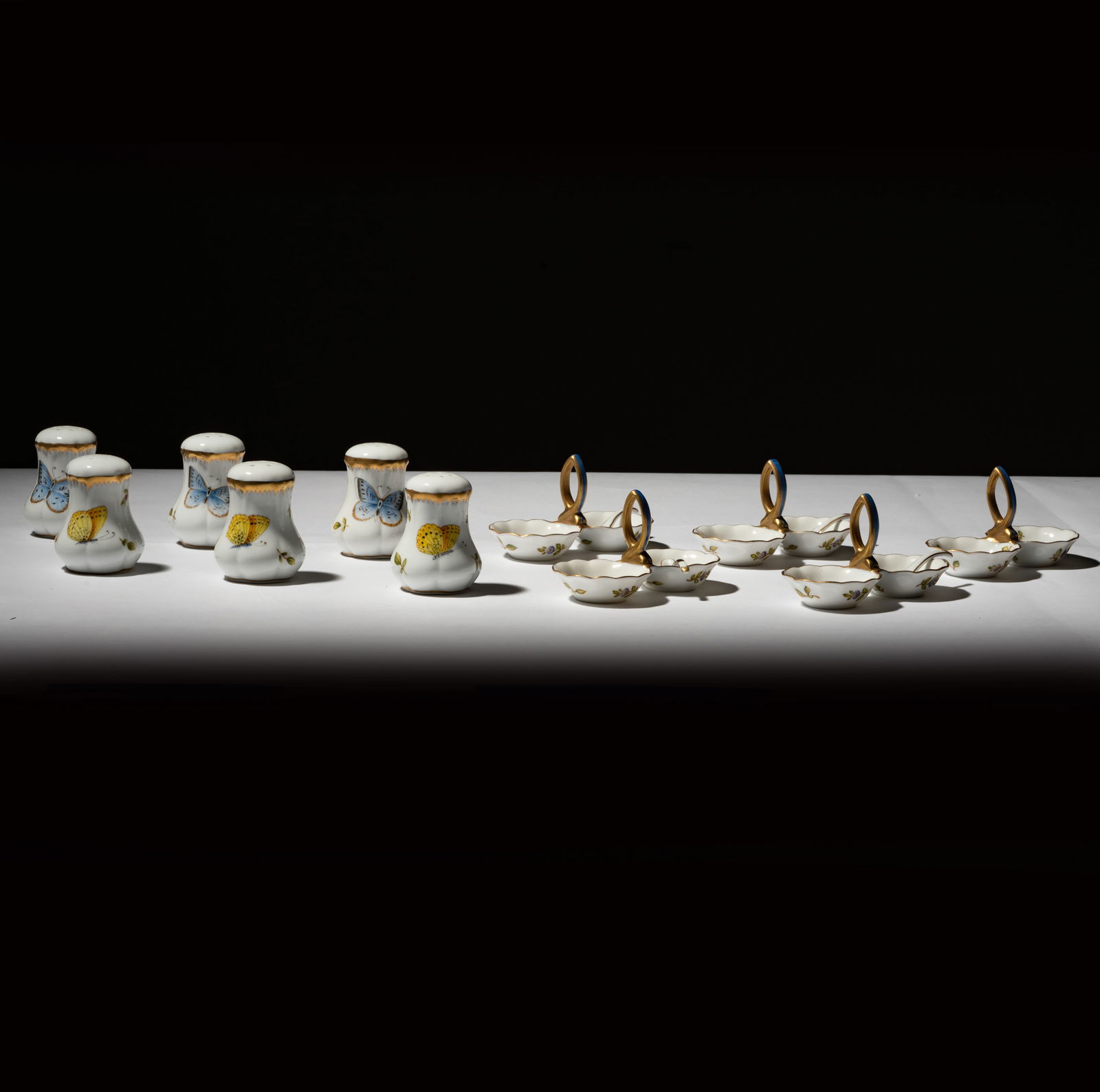 A Group of Anna Weatherley Designs Porcelain Salts and Peppers (1 of 16)