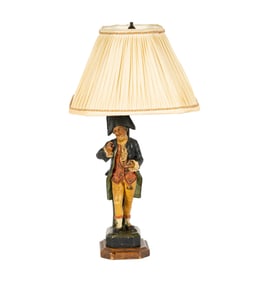 A Figural Table Lamp