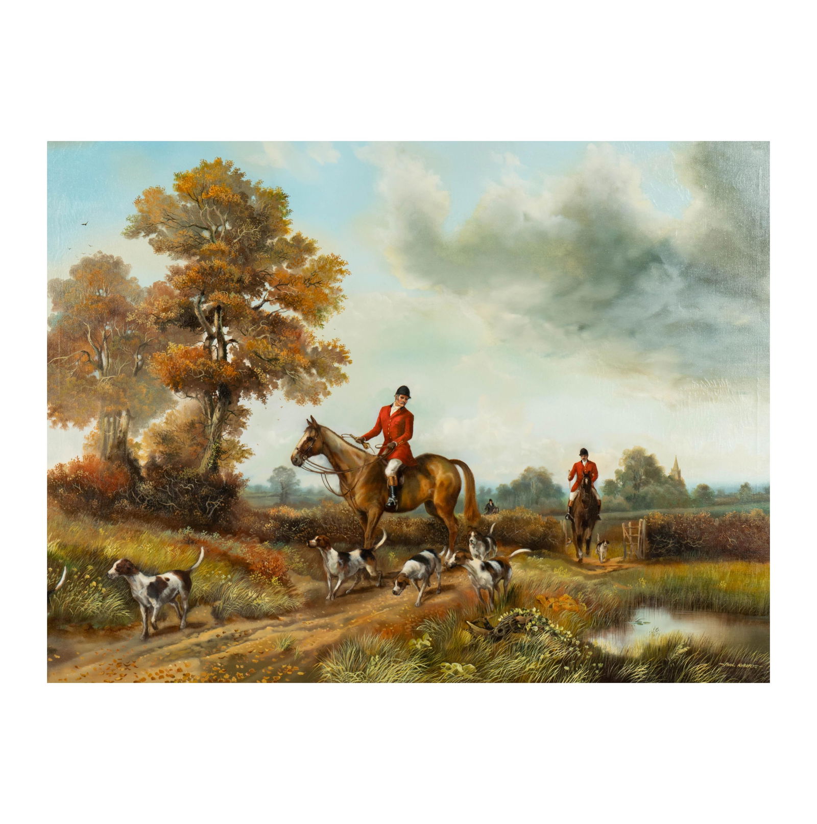 Paul Roberts (20th Century): Hunt Scene (1 of 14)