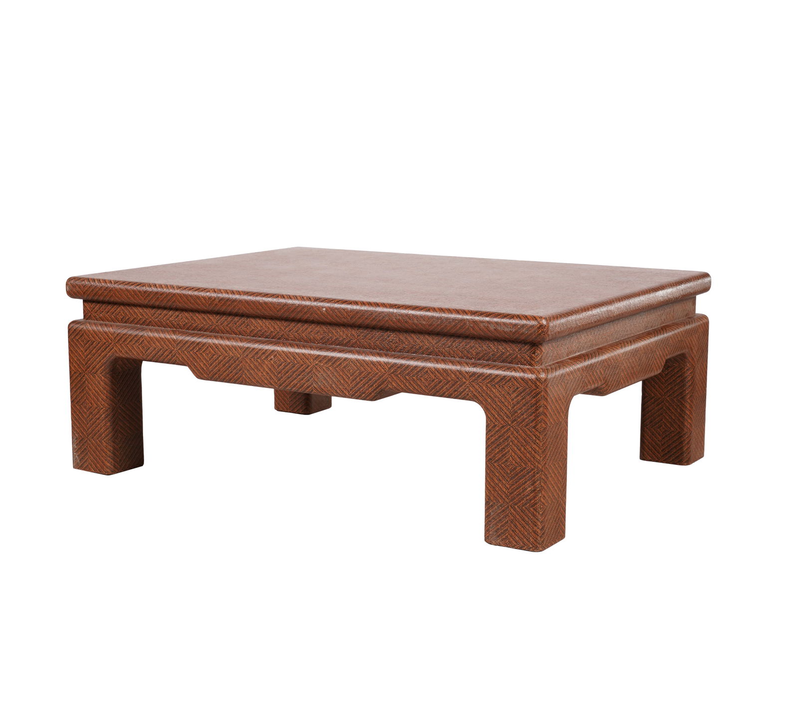 A Harrison Van Horn Raffia-Clad Coffee Table (1 of 9)