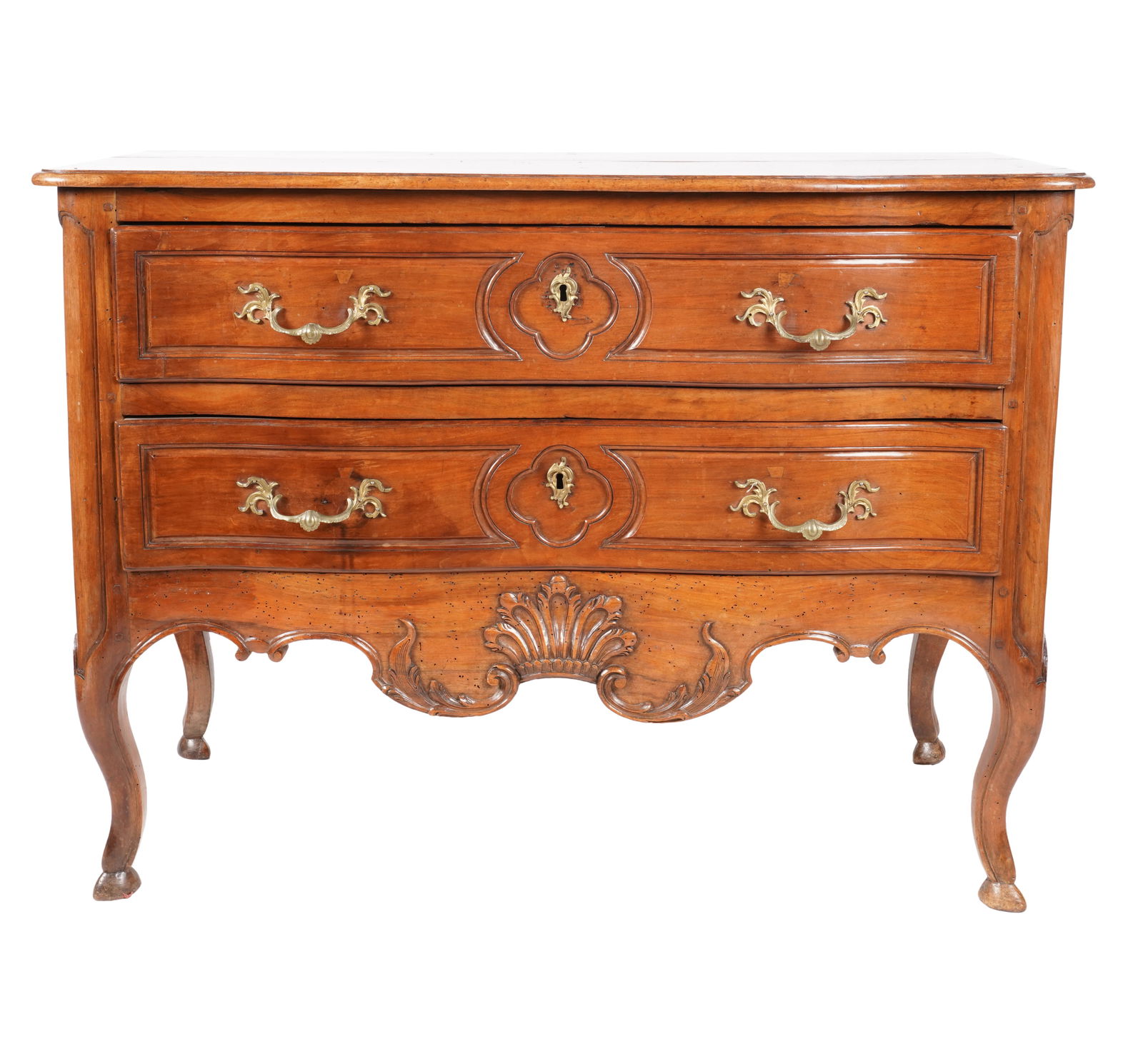 A Louis XV-Style Walnut Commode (1 of 9)
