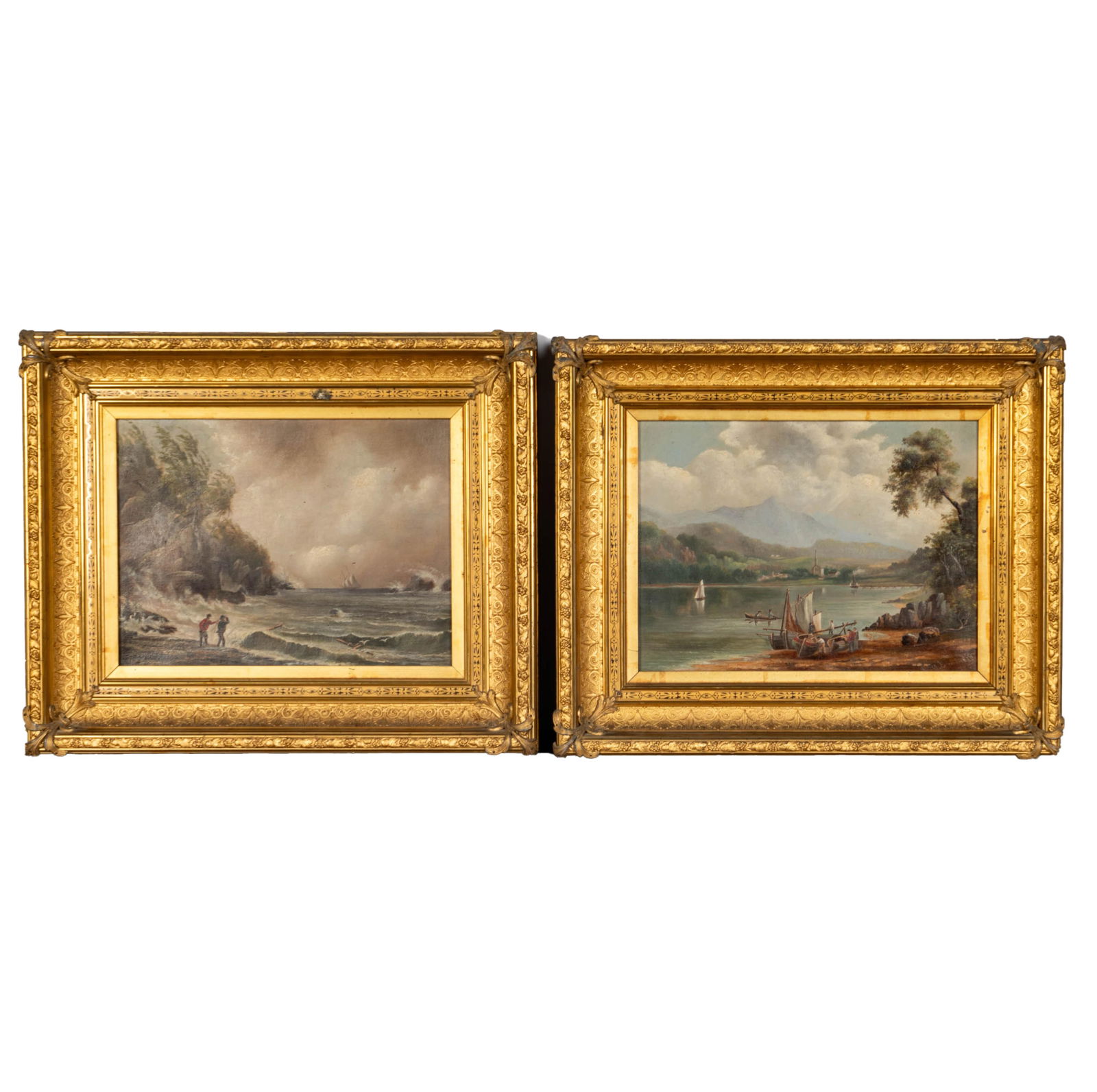 19th Century: Two Works (Coastal Landscapes) (1 of 11)