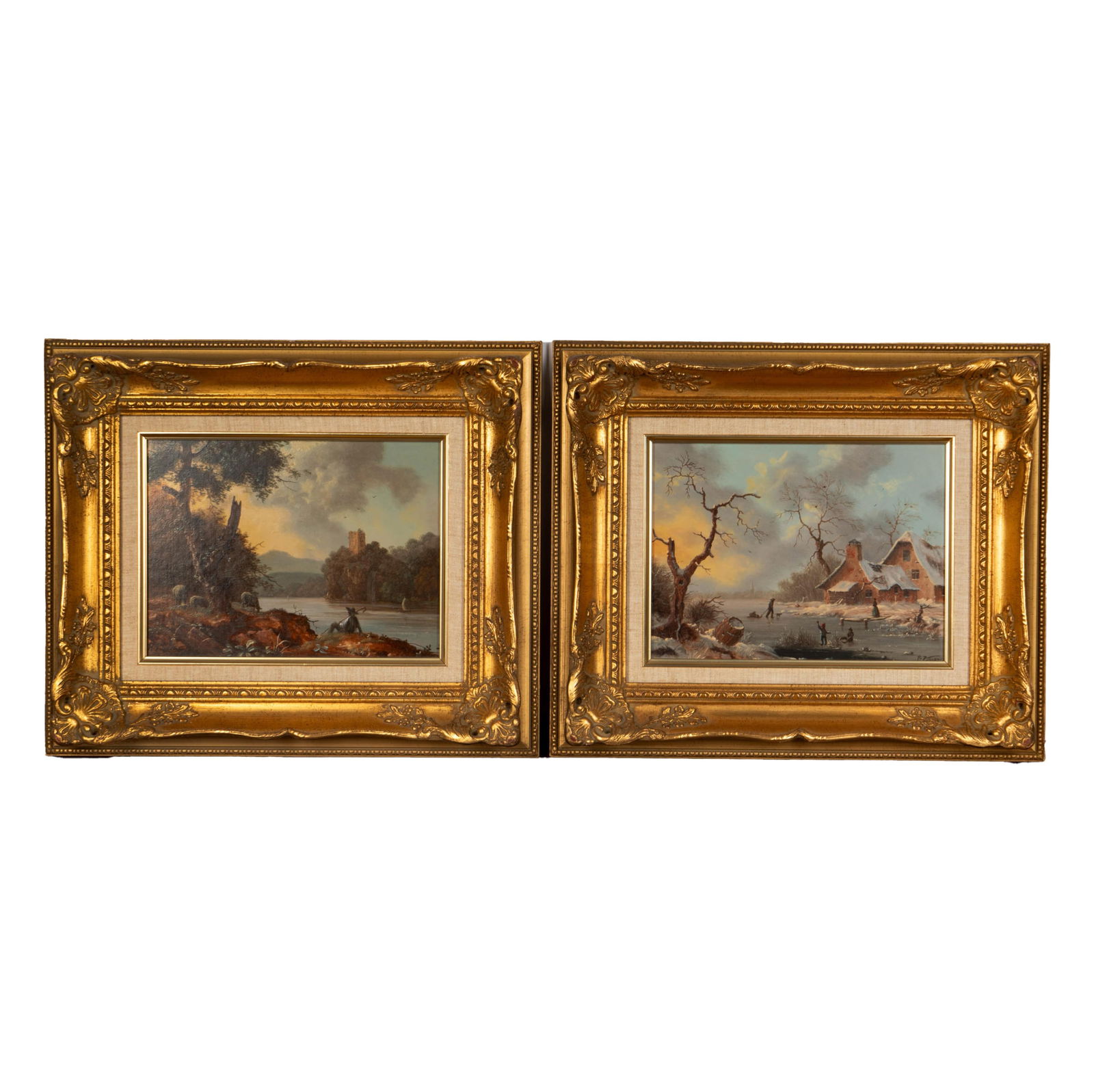 Richard Peterson (B, 1947): Two Works (Landscapes) (1 of 12)