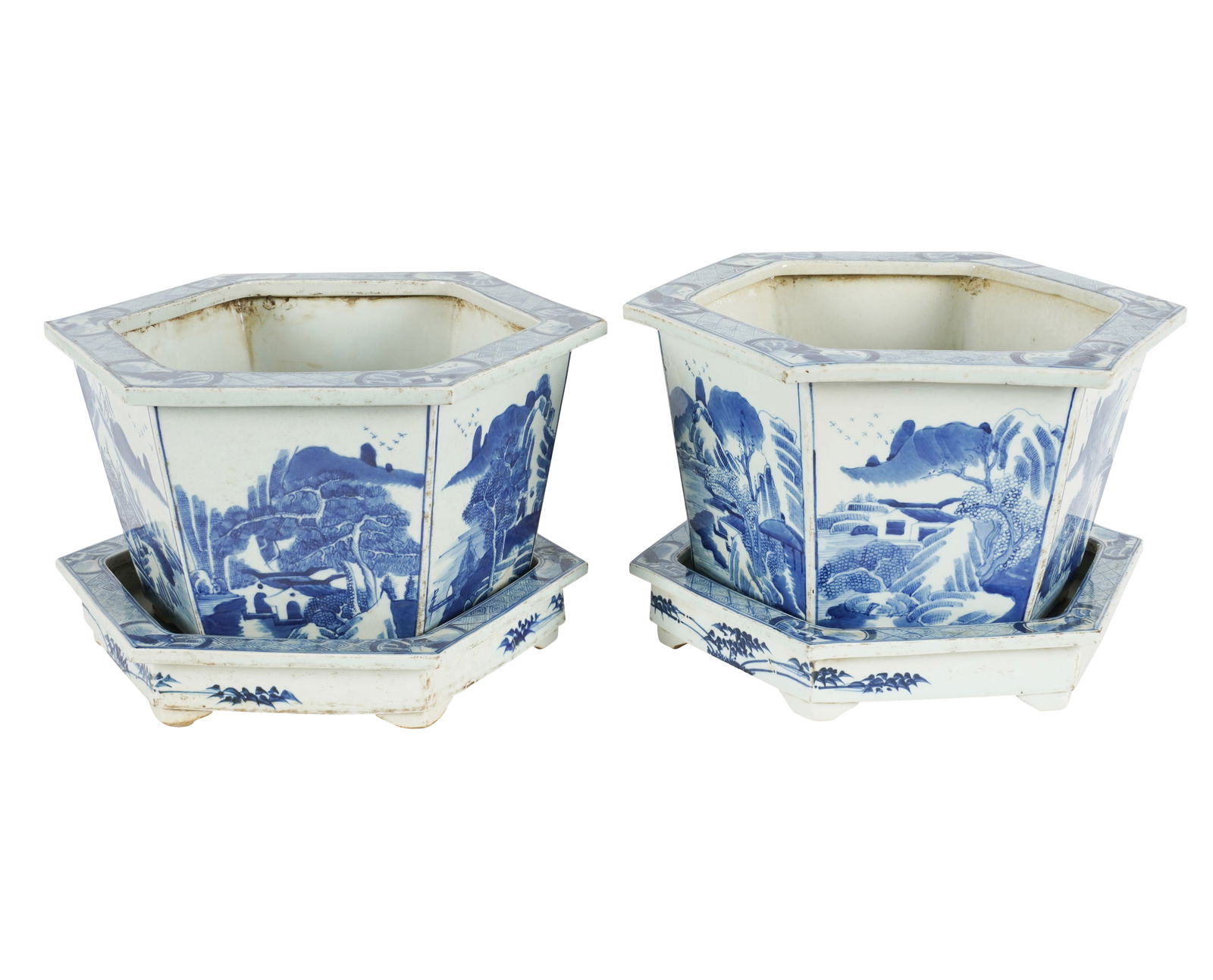 A Pair of Chinese Porcelain Planters (1 of 10)