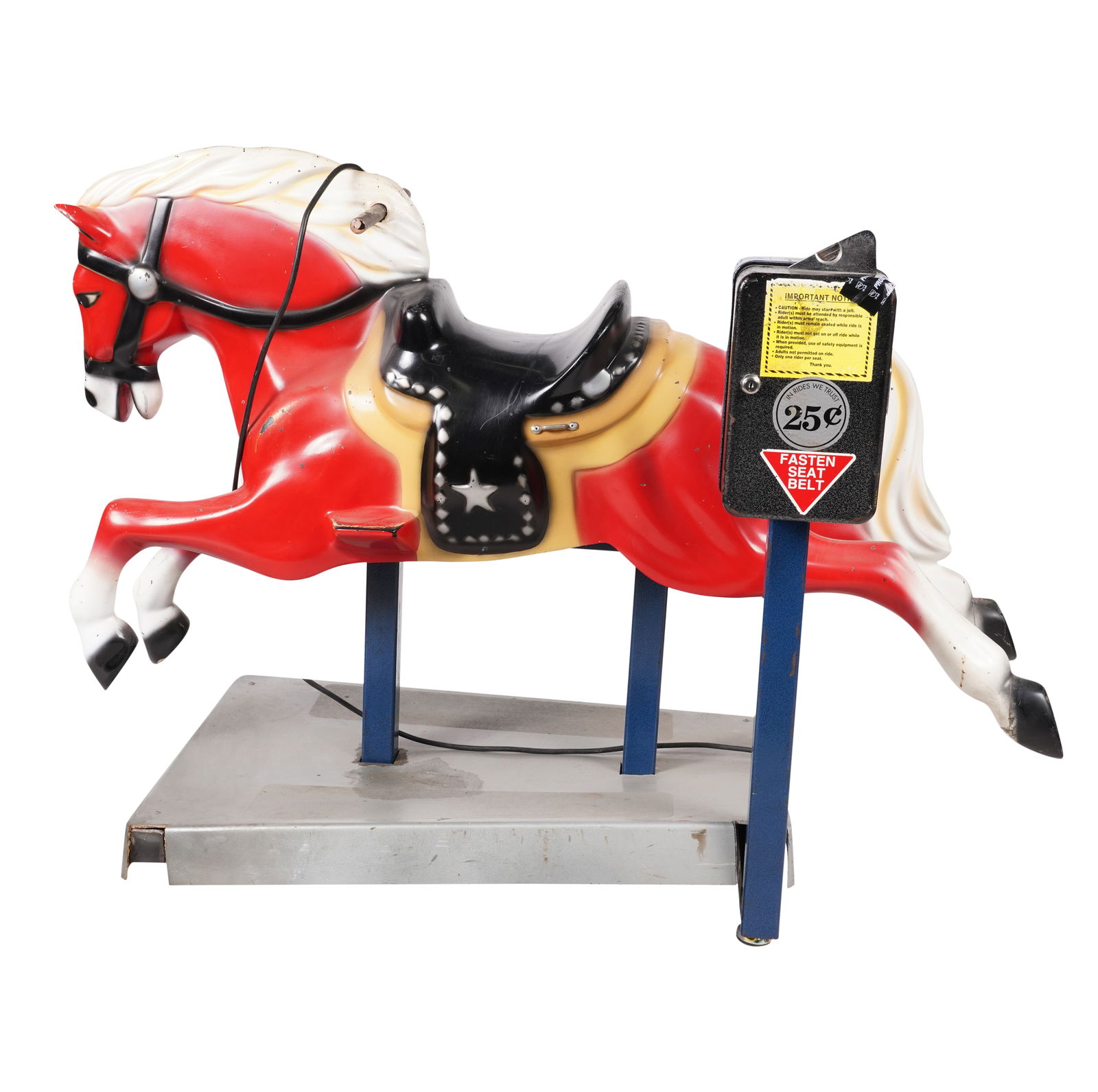 A Vintage Coin-Op Kiddie Ride Horse / Mad Men Prop (1 of 13)