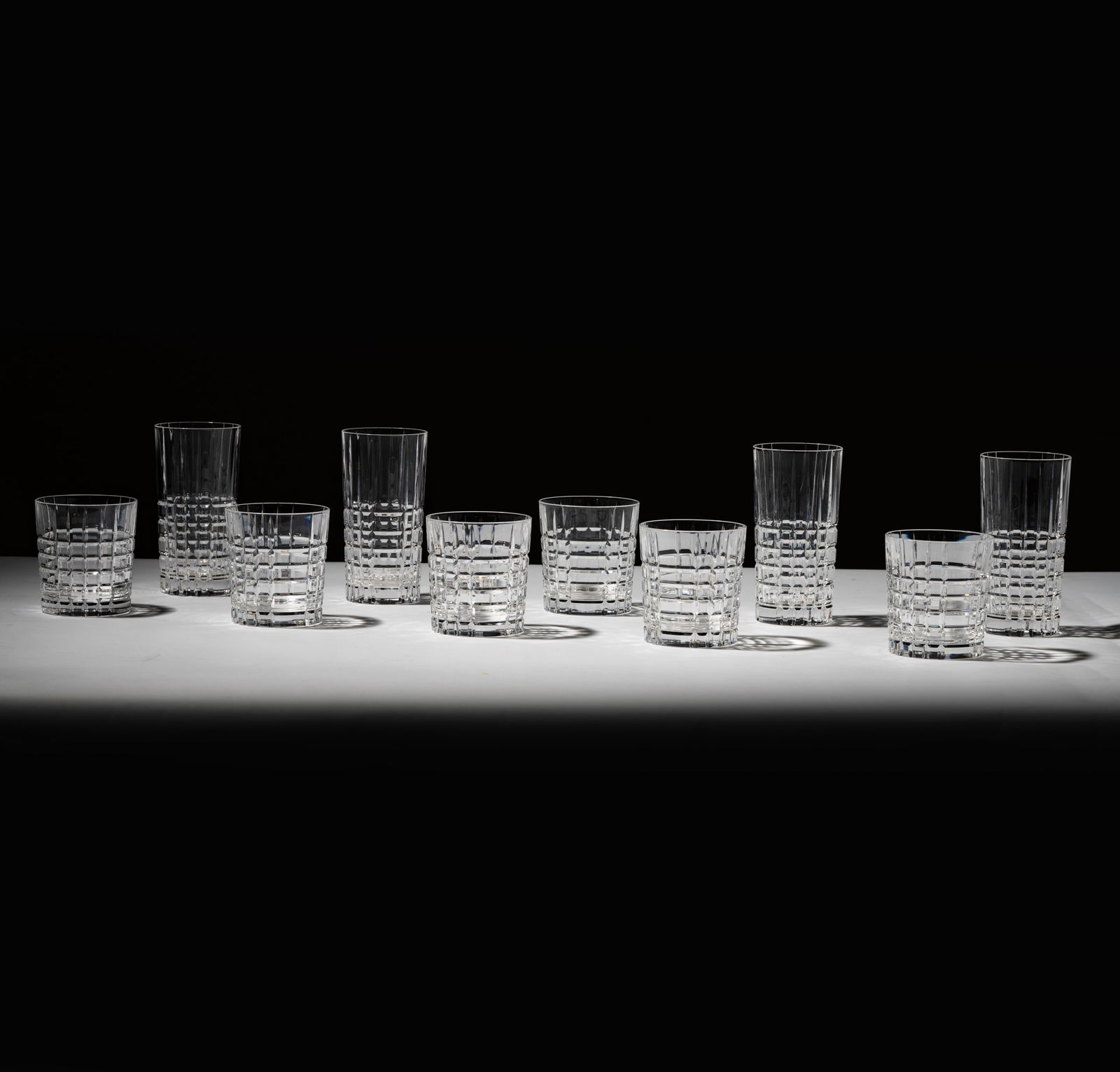 A Group of Tiffany and Co. Crystal Drinkware (1 of 10)