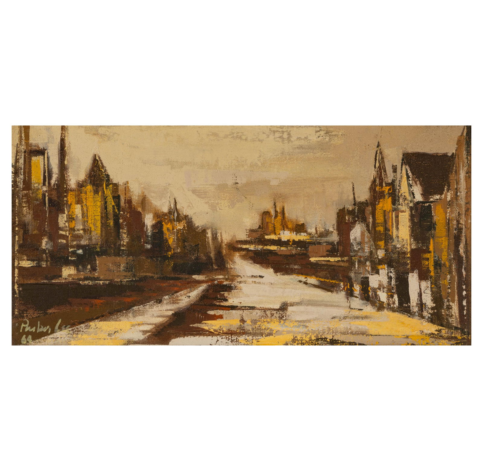 Leonard (Parker Lee) Leibsohn (1924 - 1995): City Street (1 of 10)