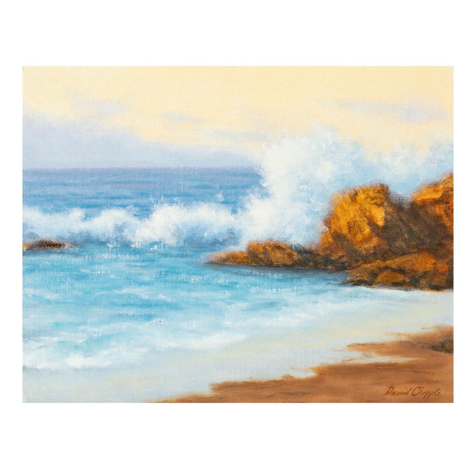 David Chapple (B. 1947): Evening Surf (1 of 9)