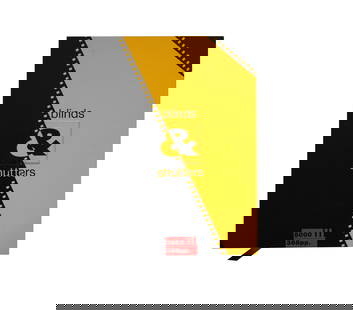 Michael Cooper: Blinds and Shutters Coffee Table Book: 1990; ed. 2736/5000; published by Genesis/Headley 14 1/4 x 10 1/4 x 2 in. (36.2 x 26 x 5.1 cm.)