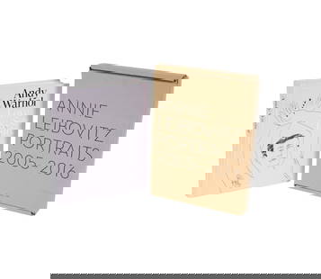 Two Coffee Table Books (Andy Warhol & Anne Leibovitz): comprising "Andy Warhol: Love, Sex & Desire", no. 6656, published by Taschen (13 1/2 x 11 1/2 x 1 1/2 in.) and "Annie Leibovitz: Portraits 2005-2016", ed. 2554/3000, published by Phaidon Press