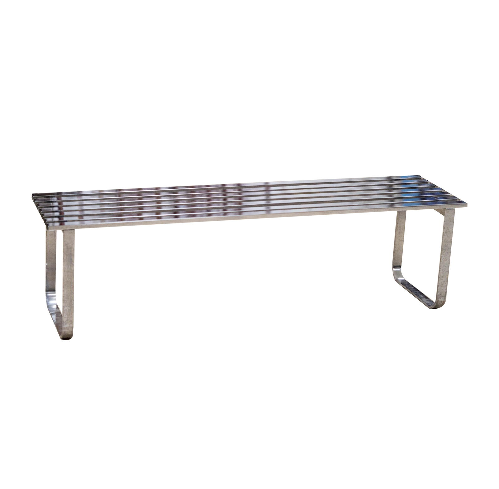 Milo Baughman: Slatted Bench/Coffee Table (1 of 12)