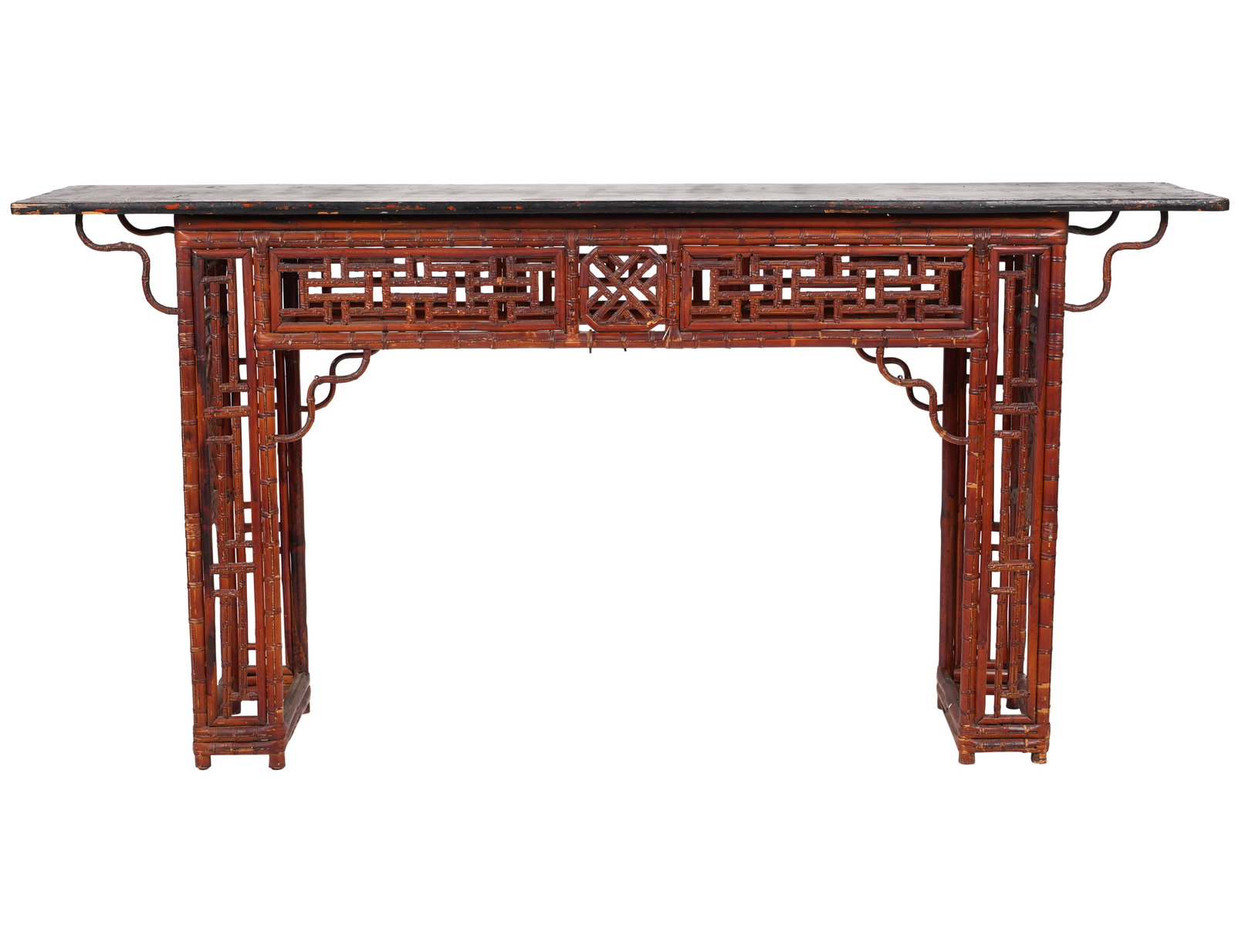 A Chinese Rattan Altar Table (1 of 11)