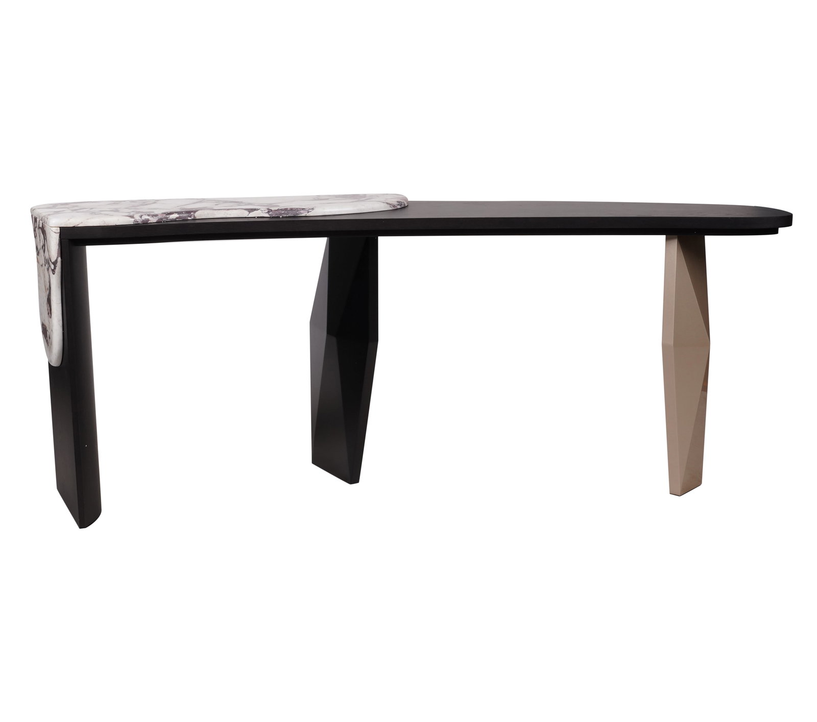 A Greenapple Modernist Curved Console Table (1 of 8)