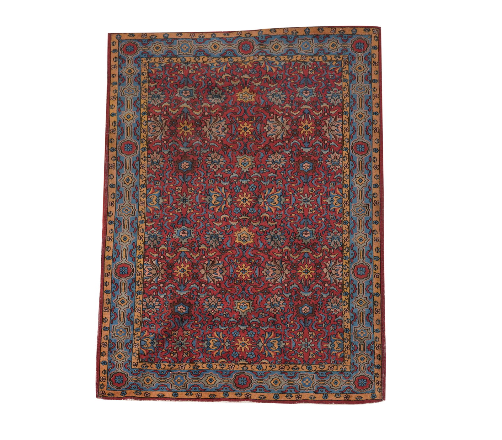 A Persian Rug: wool on cotton 6' x 4'