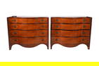 A Pair of Beacon Hill Collection Federal-Style Mahogany Chests