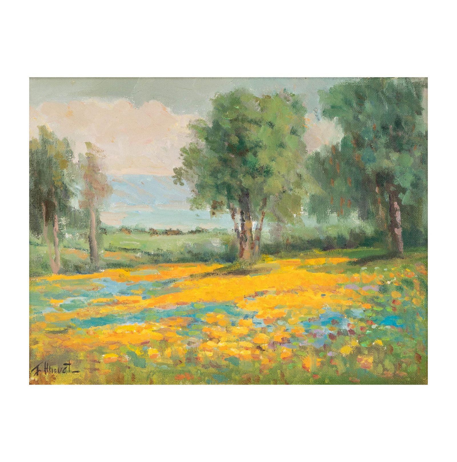 Felice Hrovat (20th/21st Century): Landscape (1 of 8)