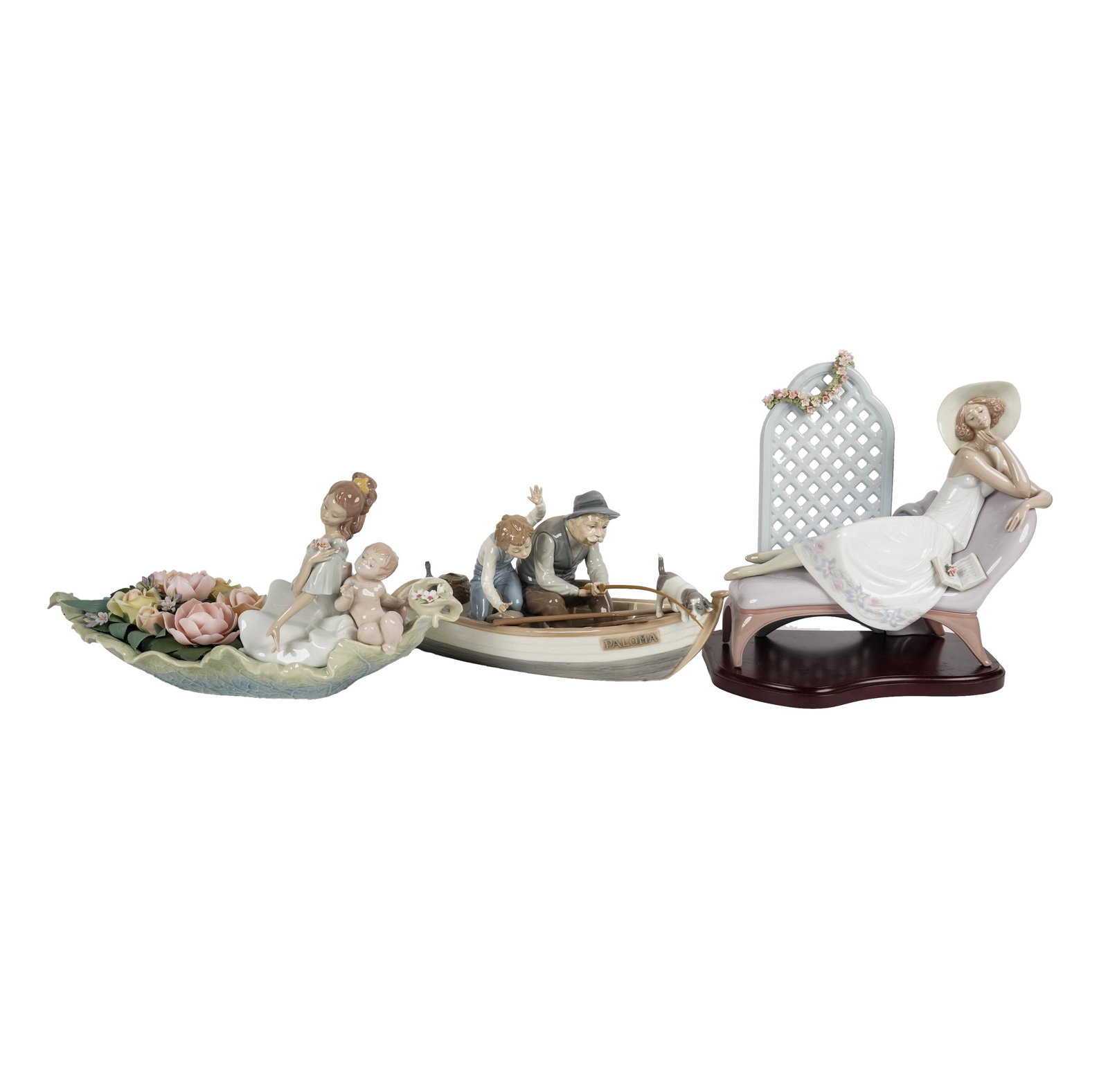 Three Lladro Porcelain Figural Groups (1 of 11)