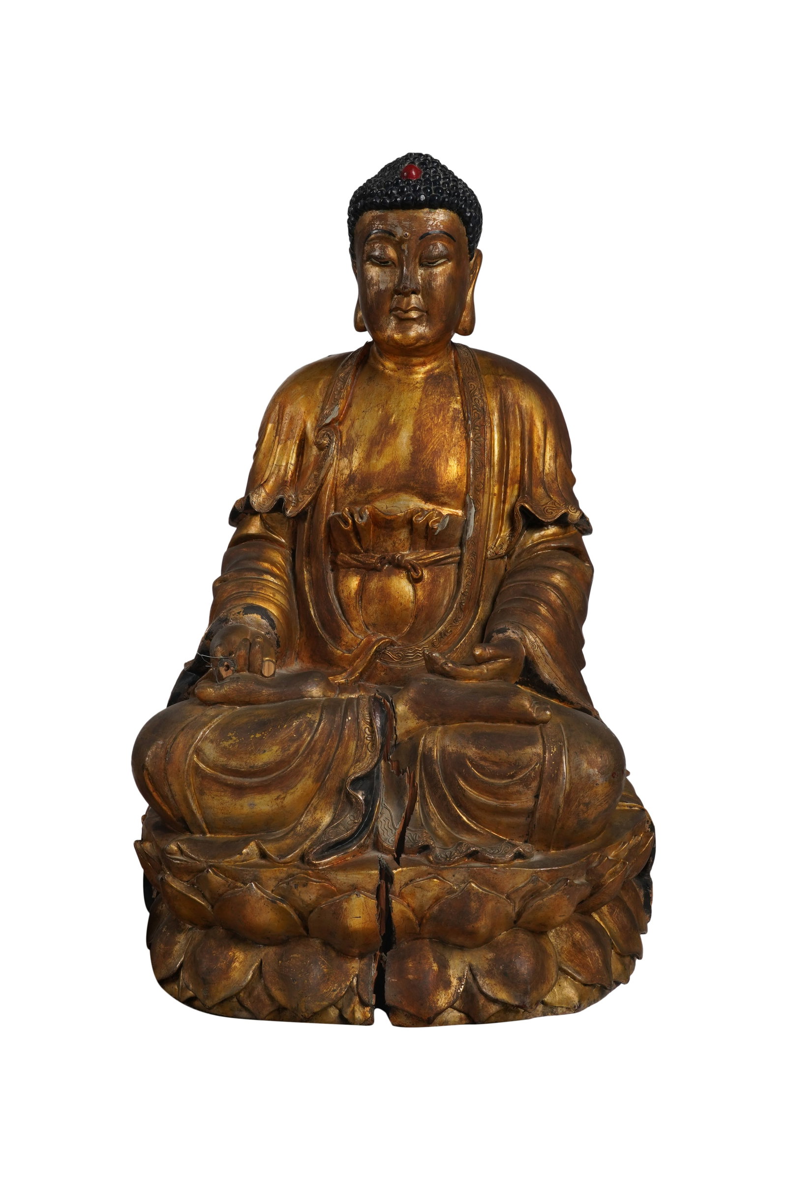 A South East Asian Giltwood Buddha Figure (1 of 9)