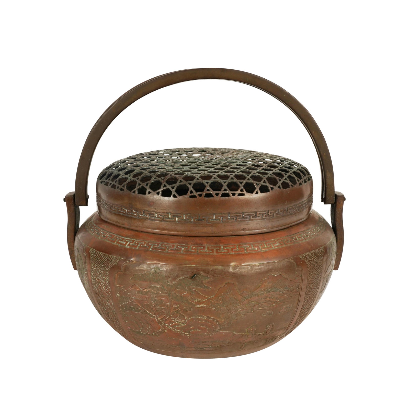 A Chinese Bronze Hand Warmer (1 of 8)