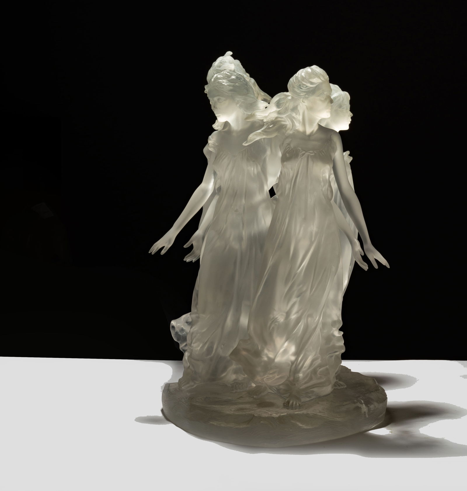 Frederick Hart (1943-1999): Daughters of Odessa: Songs of Grace: Frederick Hart Washington DC 1943-1999 Daughters of Odessa: Songs of Grace cast acrylic resin 2000; ed. 50/150; signed, dated, numbered and inscribed "C.A.I." to lower edge 25 in. (63.5 cm.) high