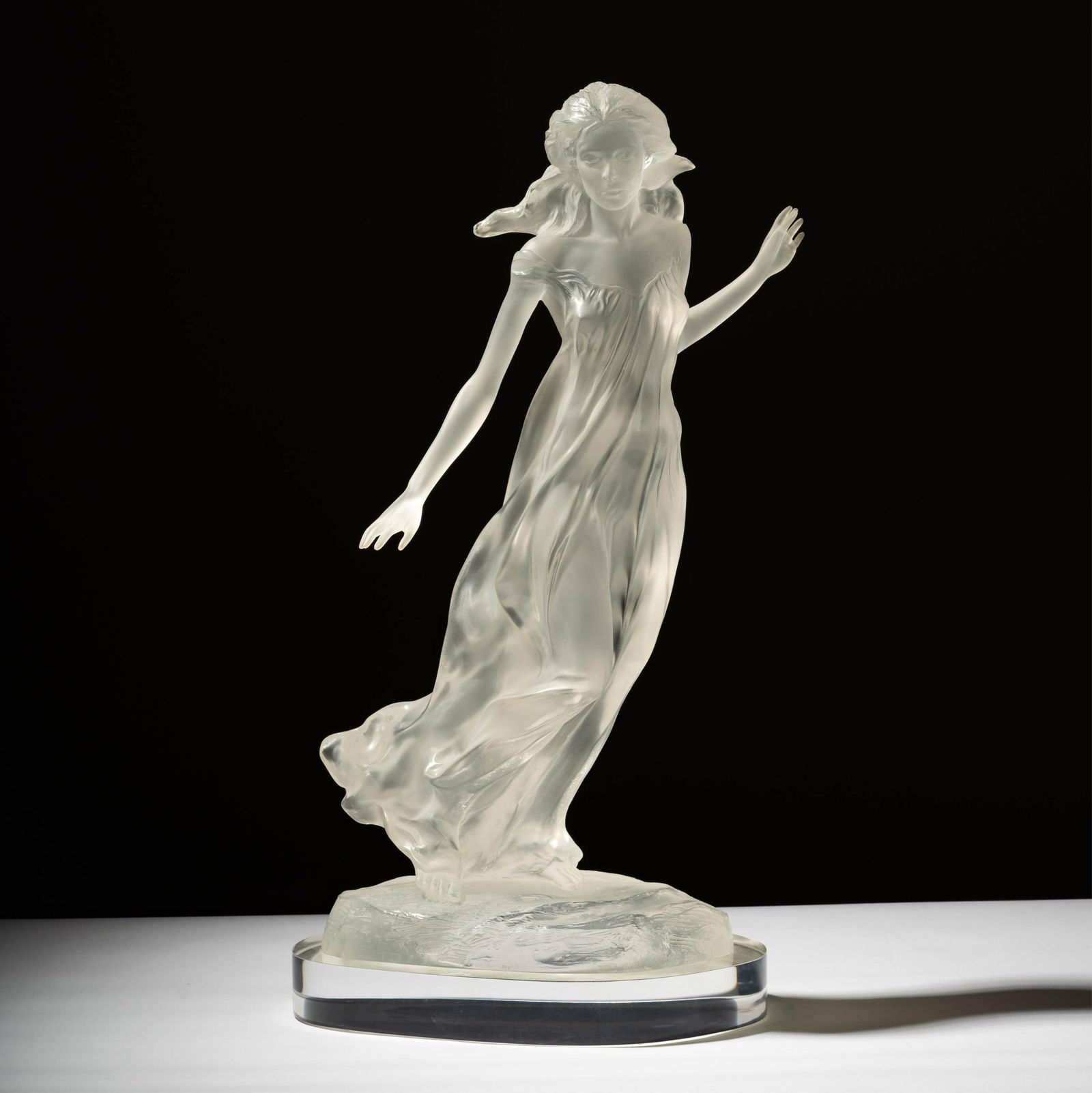 Frederick Hart (1943-1999): Beauty: Frederick Hart Washington DC 1943-1999 Beauty cast acrylic resin 2001; ed. AP XLV / LXXV; signed, dated, copyrighted, numbered, and inscribed "C.A.I." to lower edge 27 x 11 x 15 in. (68.6 x 27.9 x 38.