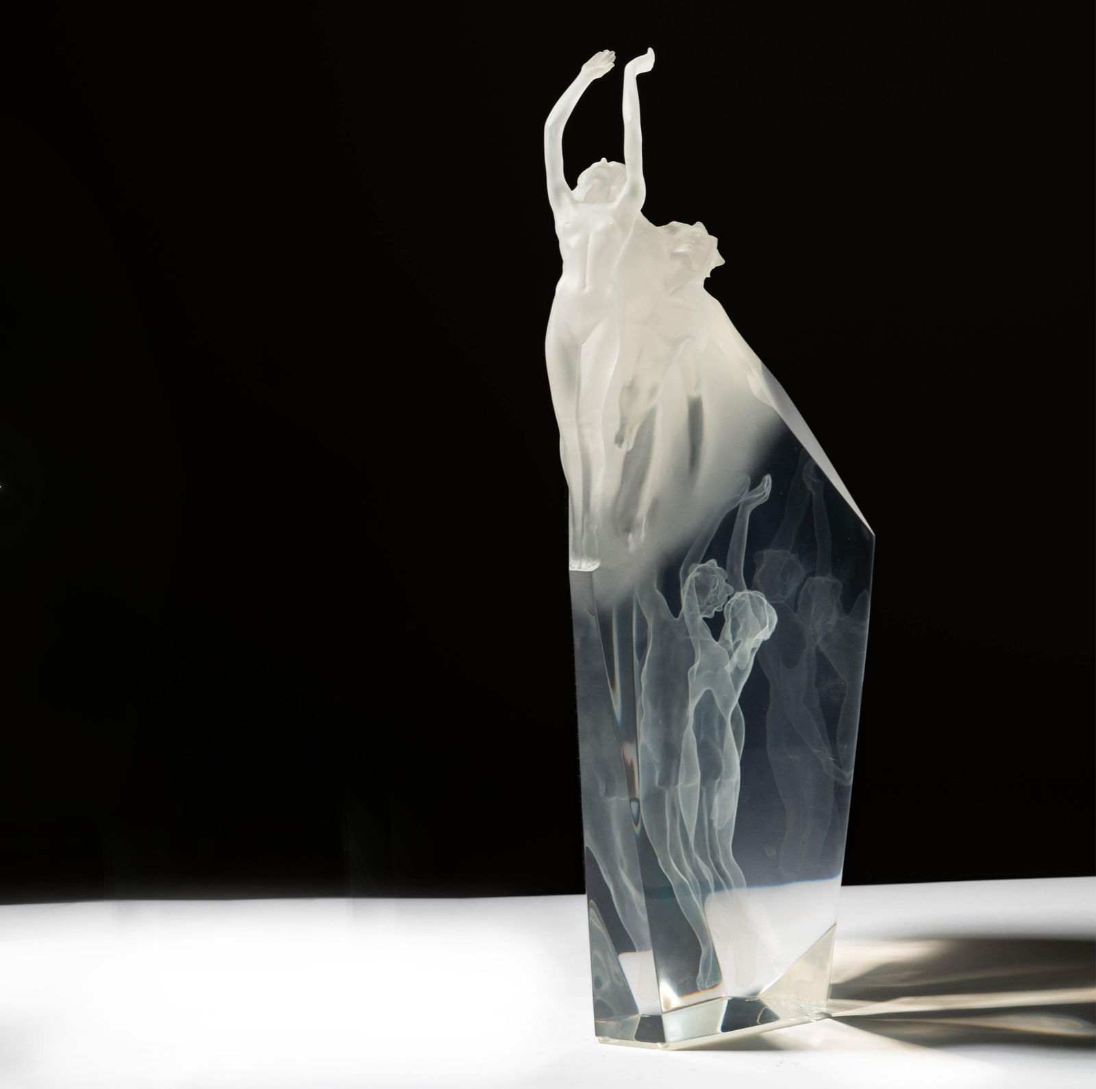 Frederick Hart (1943-1999): Spirit of Victory: Frederick Hart Washington DC 1943-1999 Spirit of Victory acrylic resin 1991; ed. 375/400; signed, dated, numbered, copyrighted and inscribed "C.A.I." to lower edge 25 x 8 x 8 in. (63.5 x 20.3 x 20.3 c