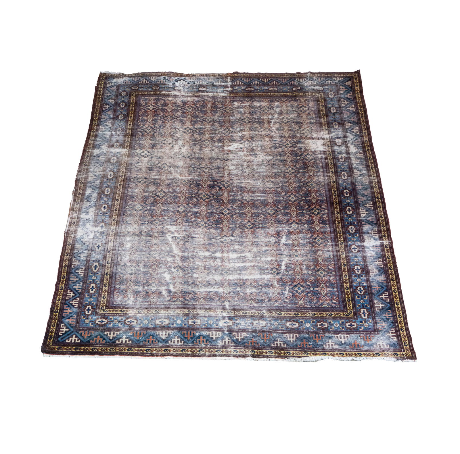 A Goravan-Heriz Rug: Northwest Iran; wool 11'10" x 9' Provenance: The Estate of Barry Tarlow, a Rose Tarlow designed Sunset Blvd Office