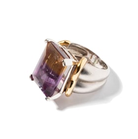 14 Karat Gold, Ametrine Ring