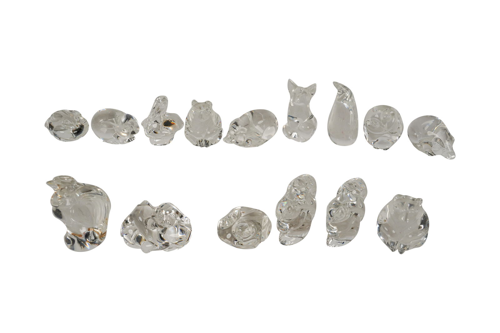 A Group of Steuben Glass Animal Figures (1 of 9)