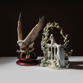 Two Lladro Porcelain Figural Groups