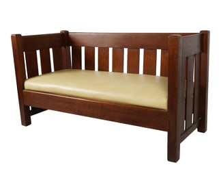 An Arts and Crafts Oak Settle