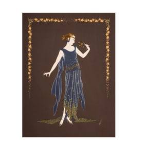 Erte (Romain De Tirtoff 1892-1990): Flower Petal Gown