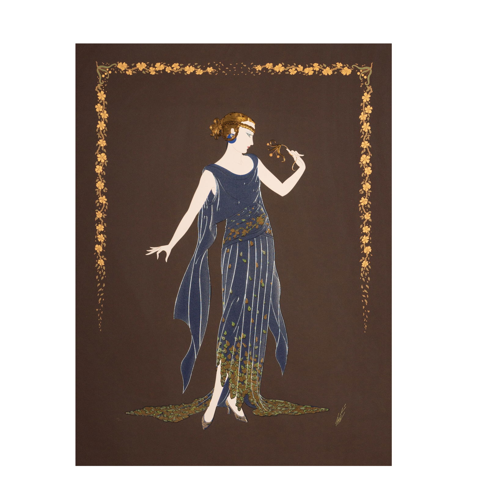 Erte (Romain De Tirtoff 1892-1990): Flower Petal Gown (1 of 12)