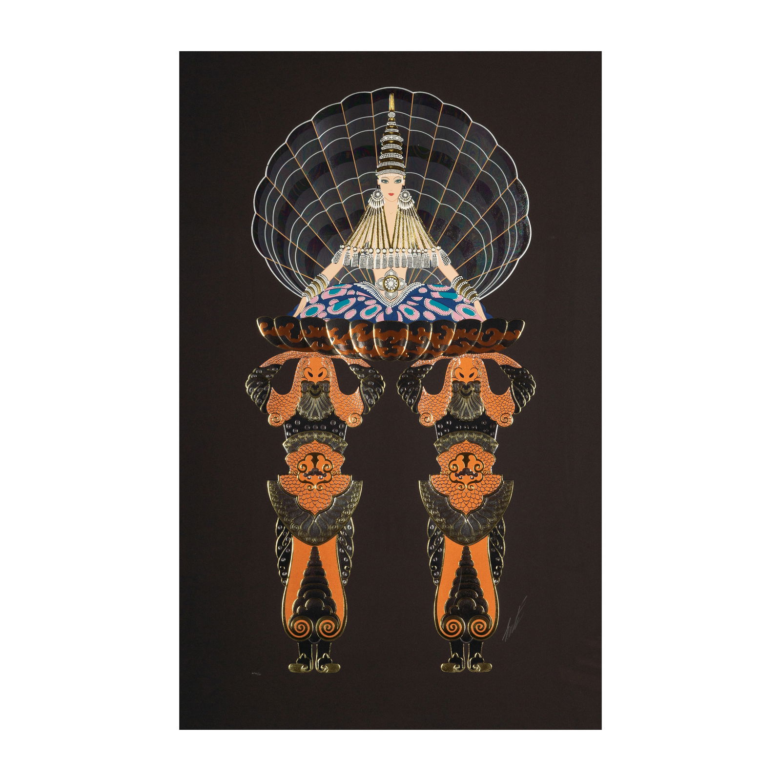 Erte (Romain de Tirtoff 1892-1990): Mother of Pearl (1 of 11)