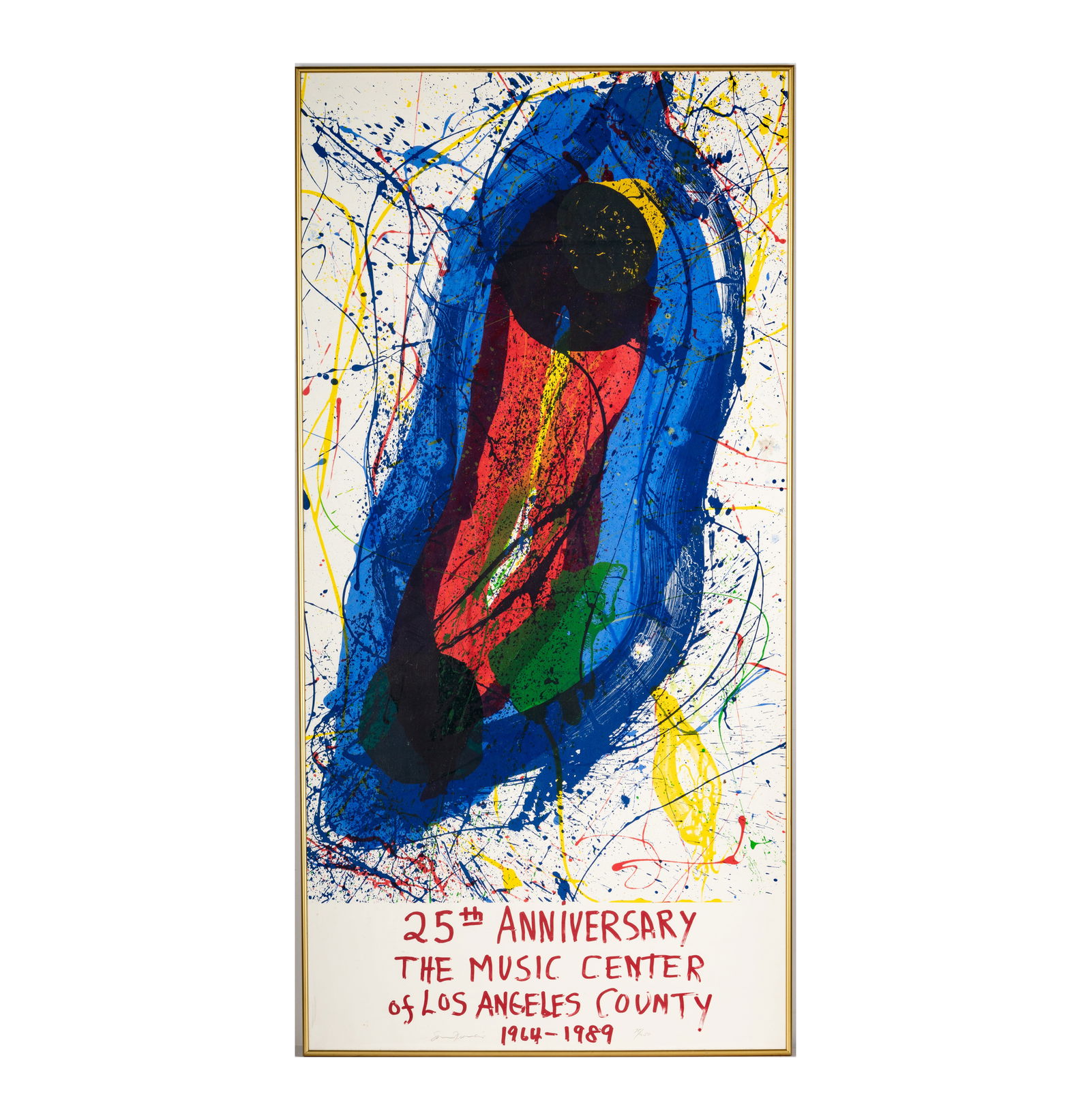 Sam Francis (1923-1994): 25th Anniversary Music Center of Los Angeles County (1 of 11)