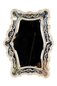 A Venetian Glass Wall Mirror