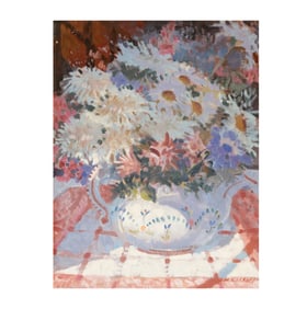 Meredith Brooks Abbott (B. 1938): Floral Still Life