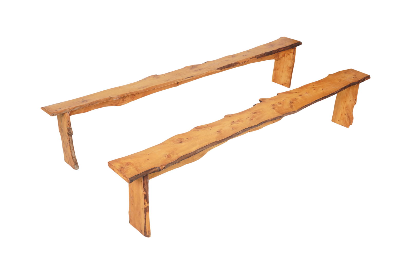 Two Live Edge Cedar Benches (1 of 9)