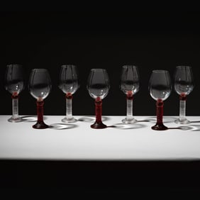 A Set of Liuli Wine Glasses