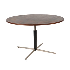 A Mid-Century Modern Rosewood Round Table