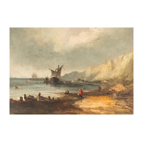 19th / Early 20th Century: Coastal with Figures