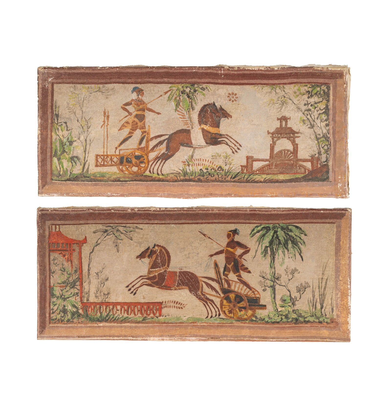 A Pair of Decorative Painted Panels (1 of 14)