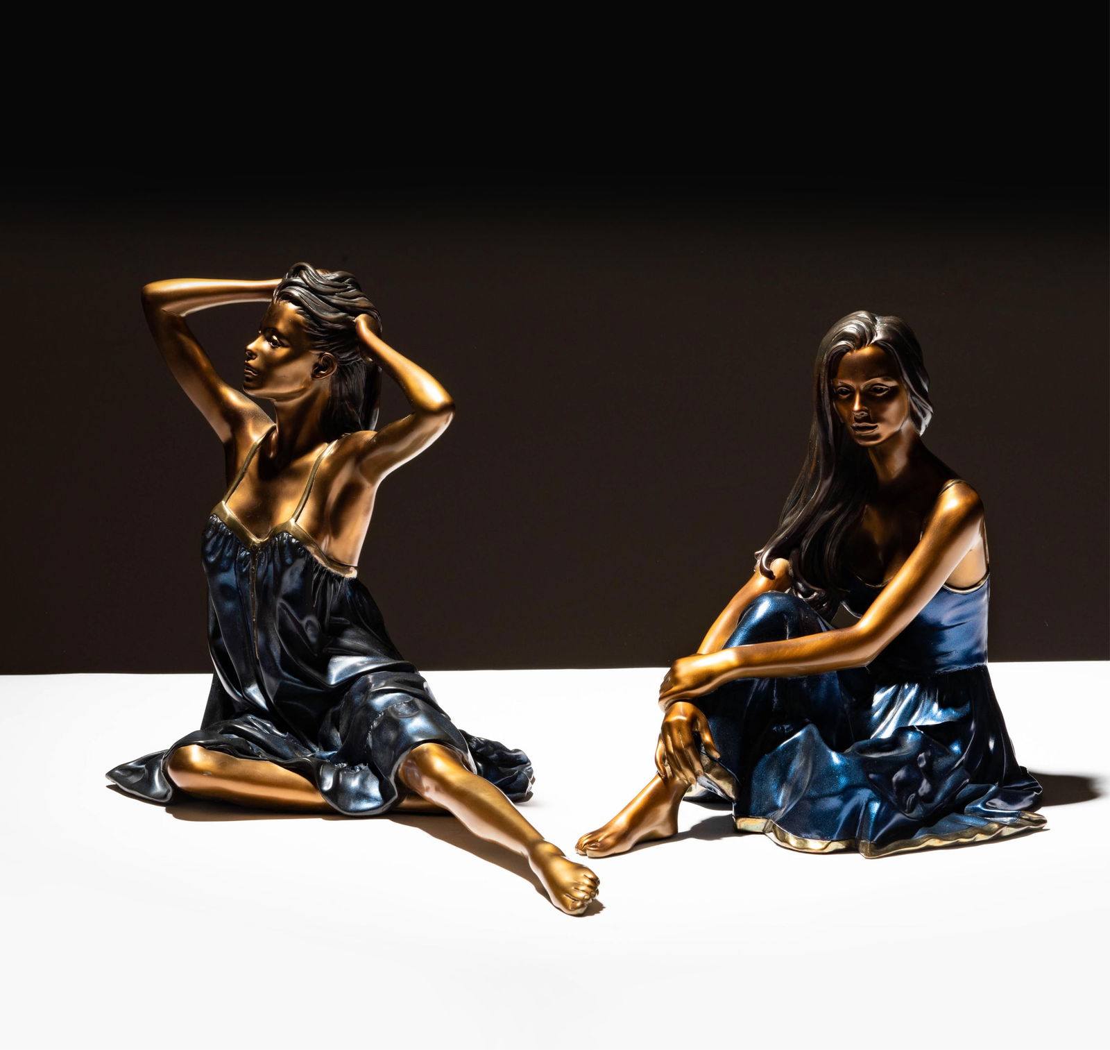 Ramon Parmenter (B. 1954): Two Female FIgures (1 of 19)