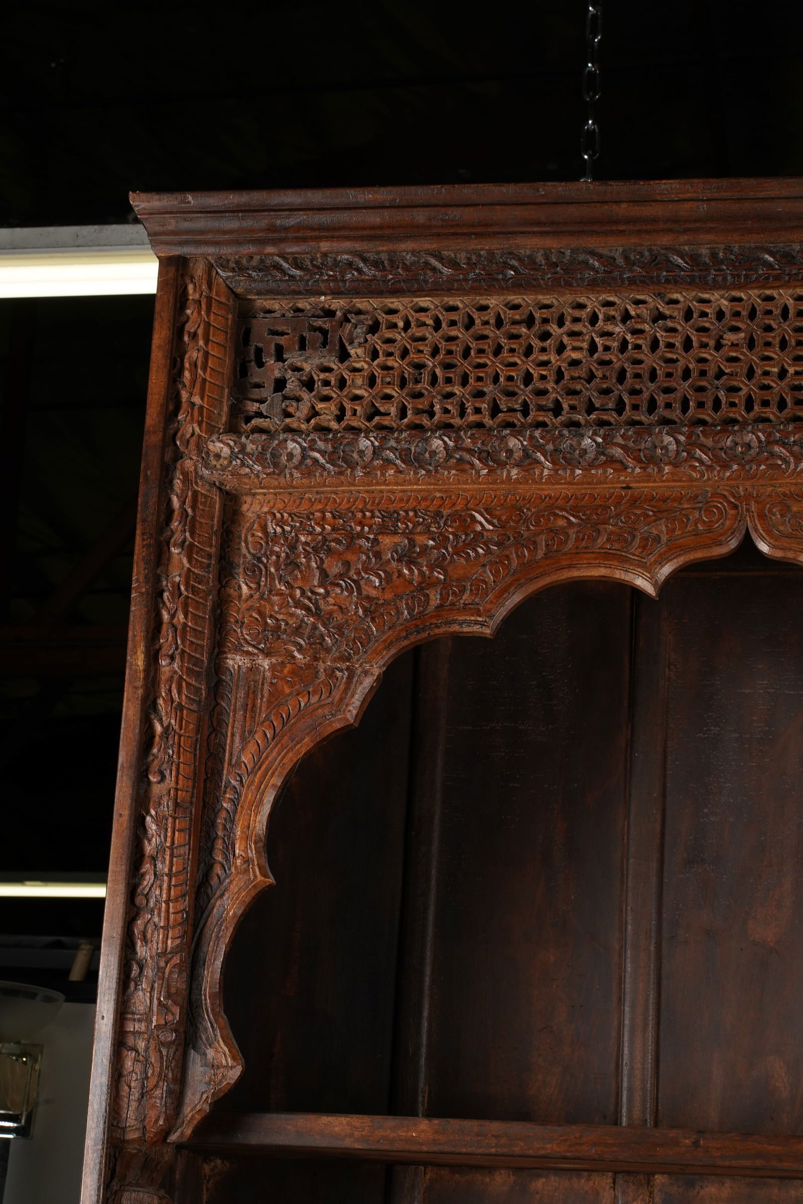 A Large Southeast Asian Carved Wood Cabinet (1 of 15)