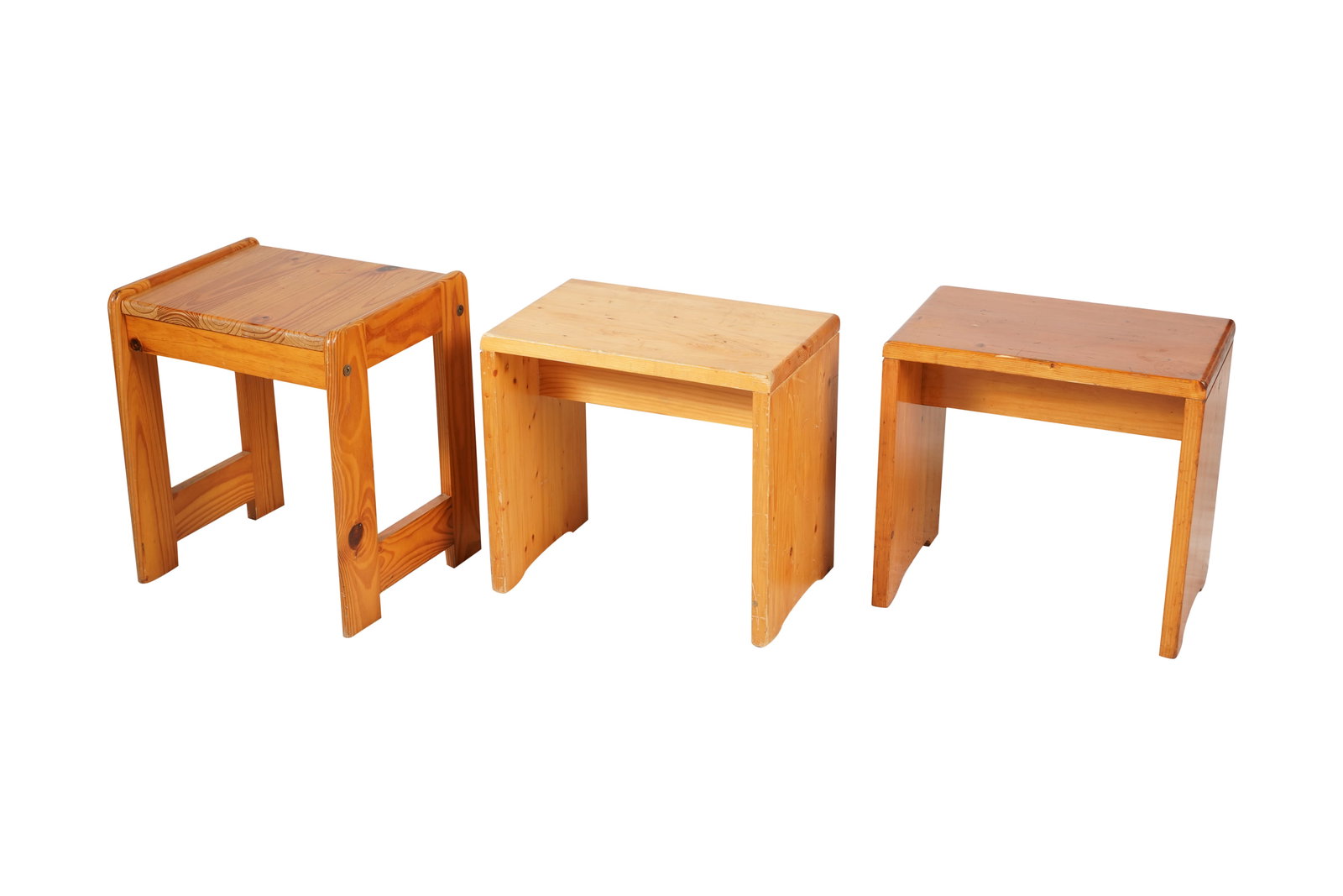 Charlotte Perriand: Three Les Arcs Stools (1 of 11)