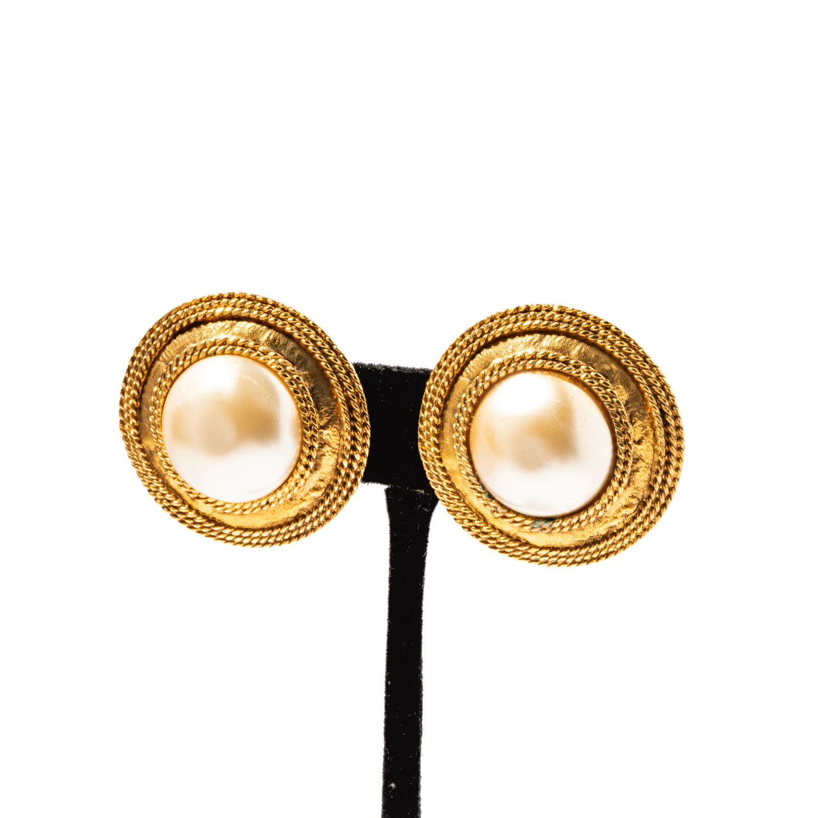Chanel Faux Pearl Earrings (1 of 6)
