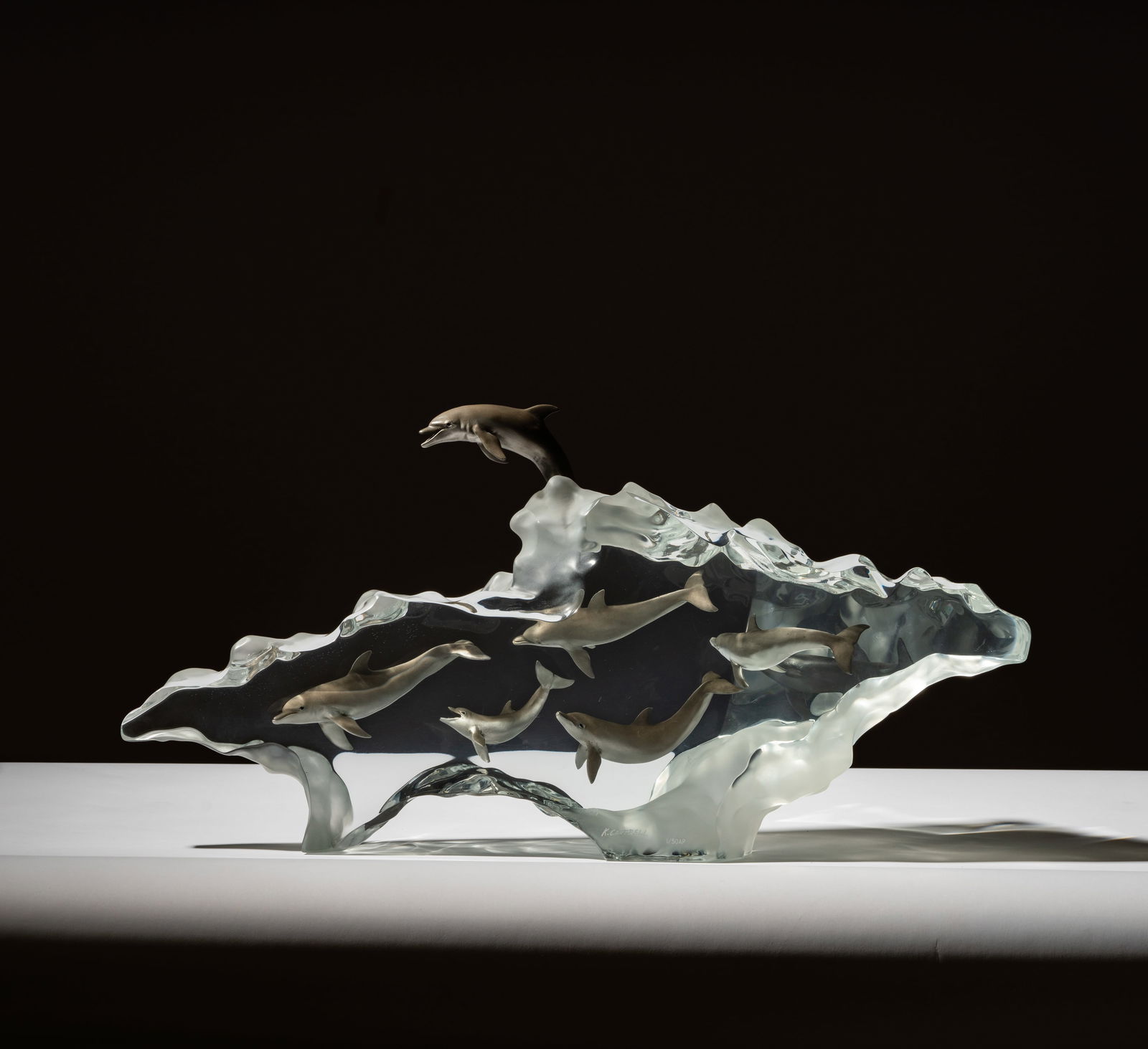 Kitty Cantrell (B. 1965): Dolphin Pod (1 of 16)