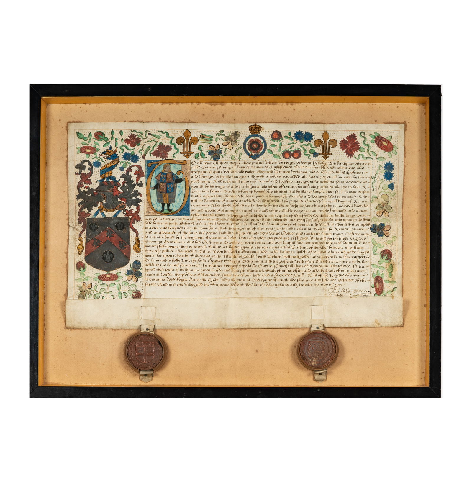 An English Letters Patent Reign of Henry VIII (1 of 16)