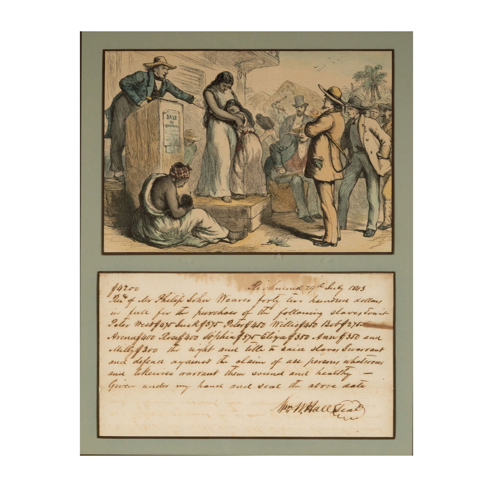 An American Slavery Document (1 of 9)