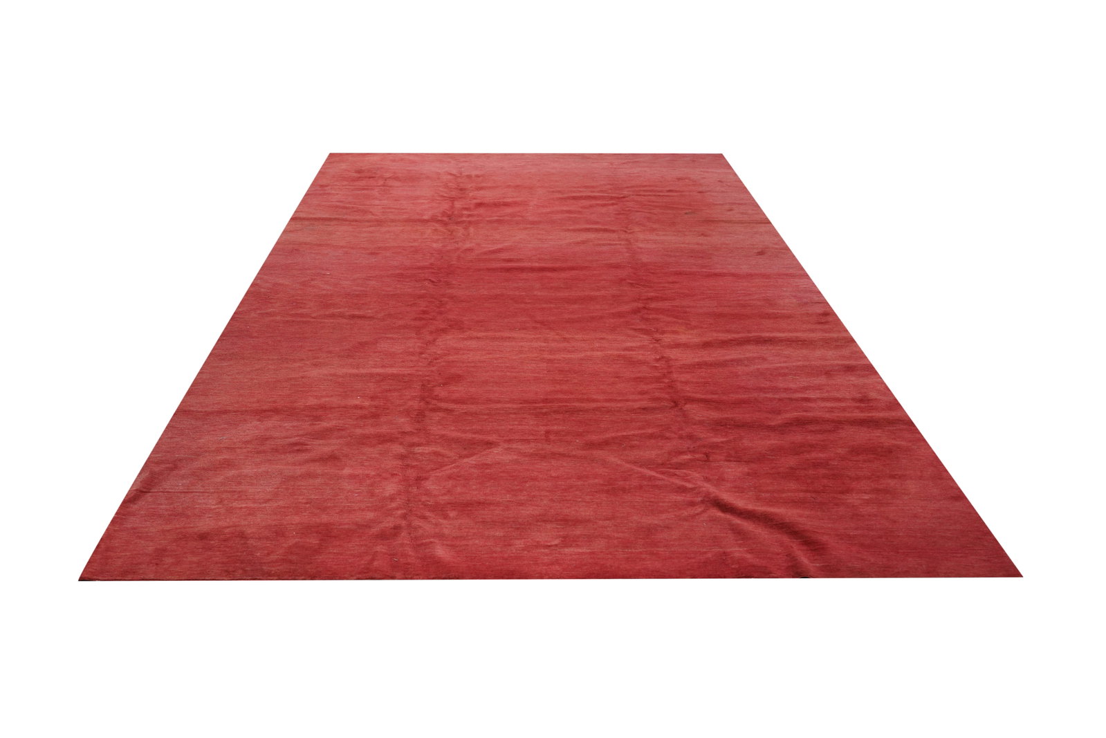 A Red Area Rug: wool or wool blend 13'11" x 9'4"